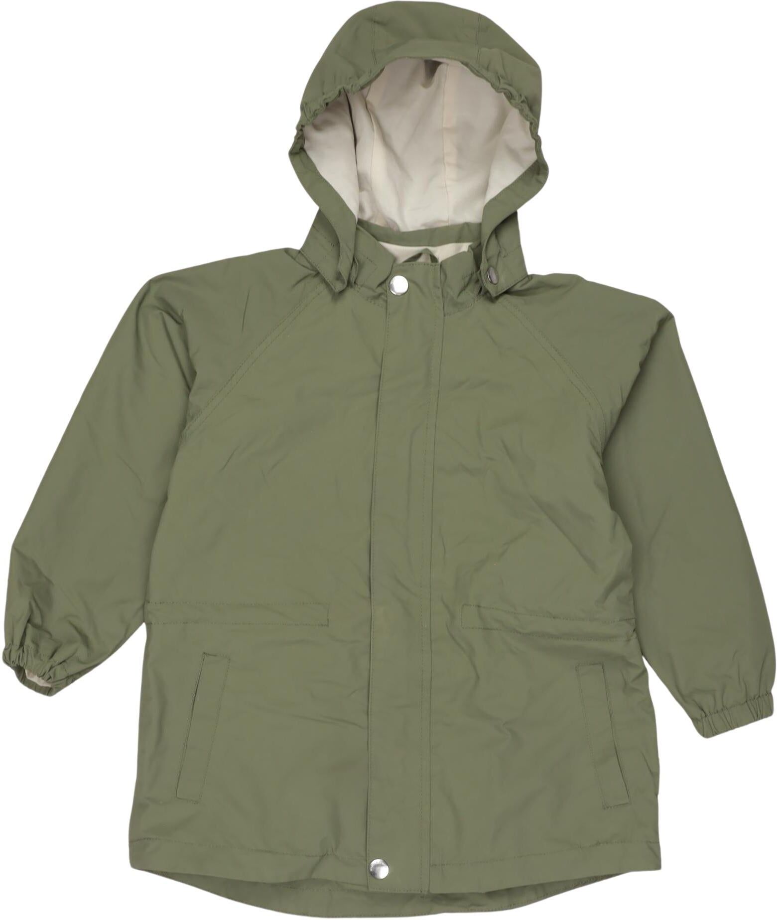 Mini A Ture Jungen Jacke oder Mantel, Grün, Gr. EU 122, Synthetik / Baumwolle - Second Hand