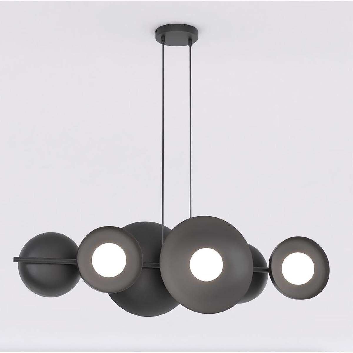 Kendra Home Hanglamp Matzwart Staal