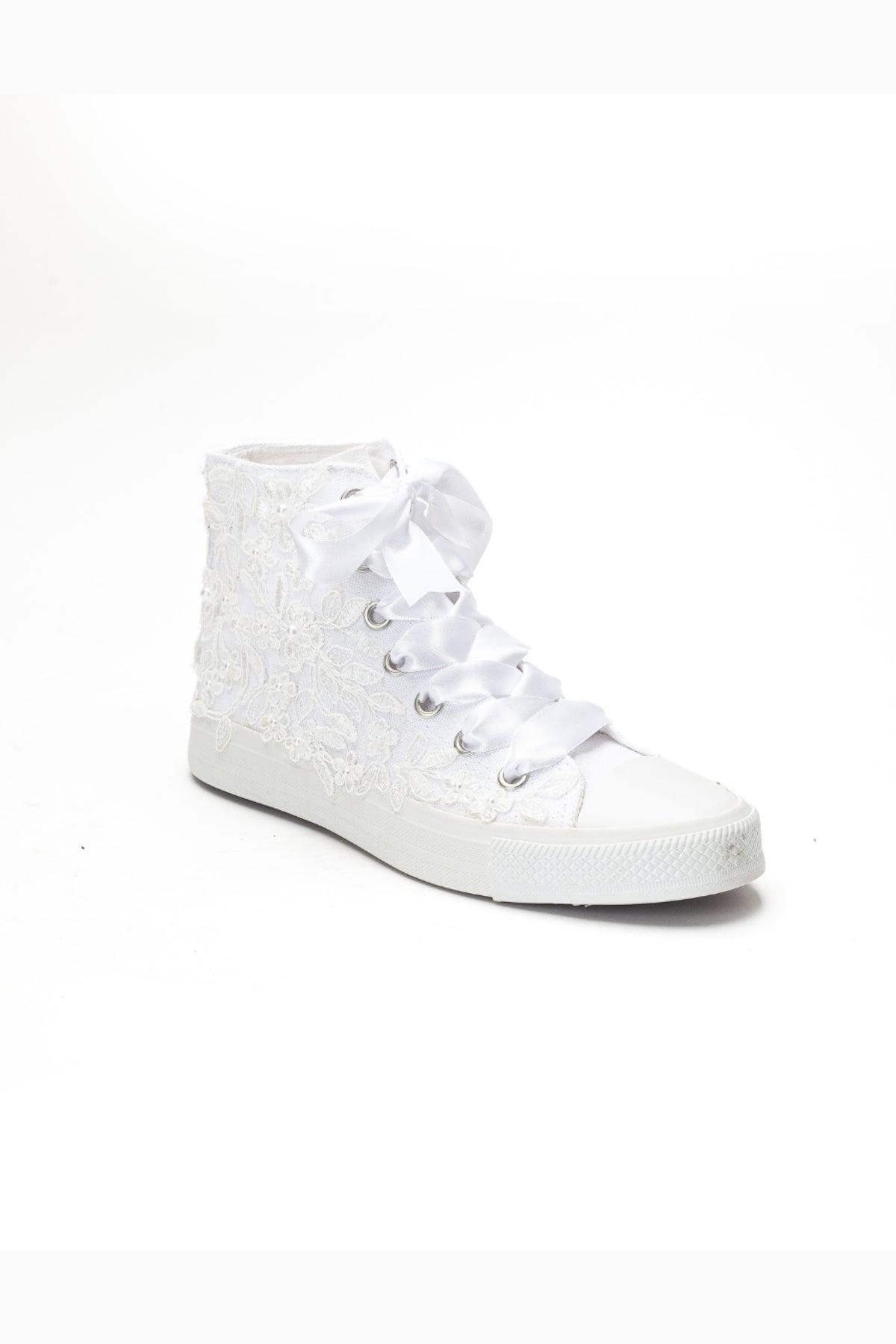 Isolde Schnürer Hoher Braut-Sneaker