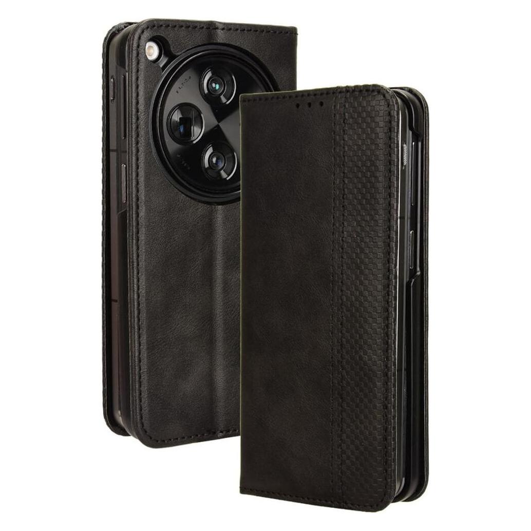 Cover-Discount OnePlus Open - Stand Flip Case Hülle schwarz (OnePlus Open) (660173619D)