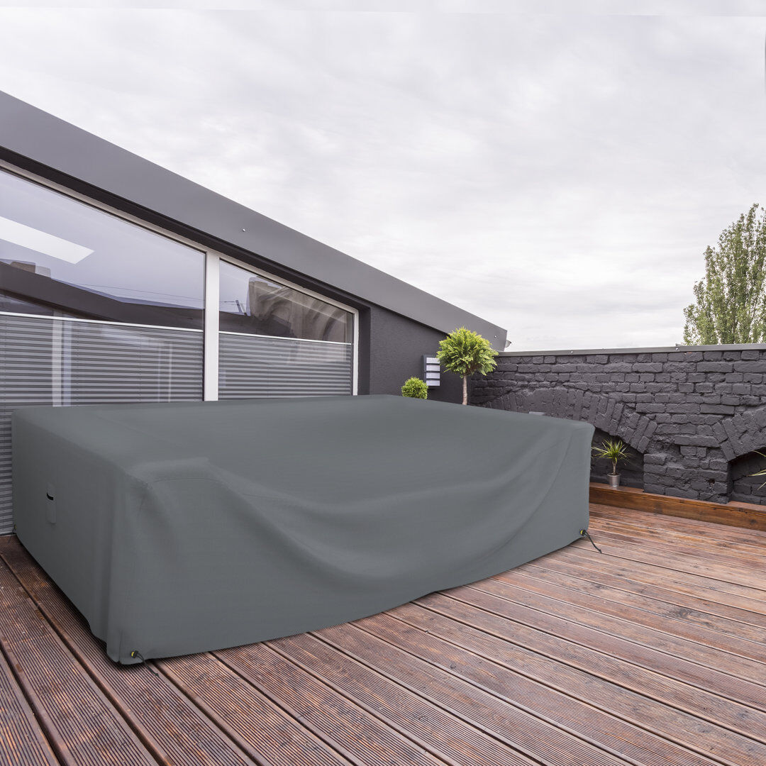 Blue Elephant Outdoor Sectional Sofa Cover Grey 71.1cm H x 188cm W x 188cm D