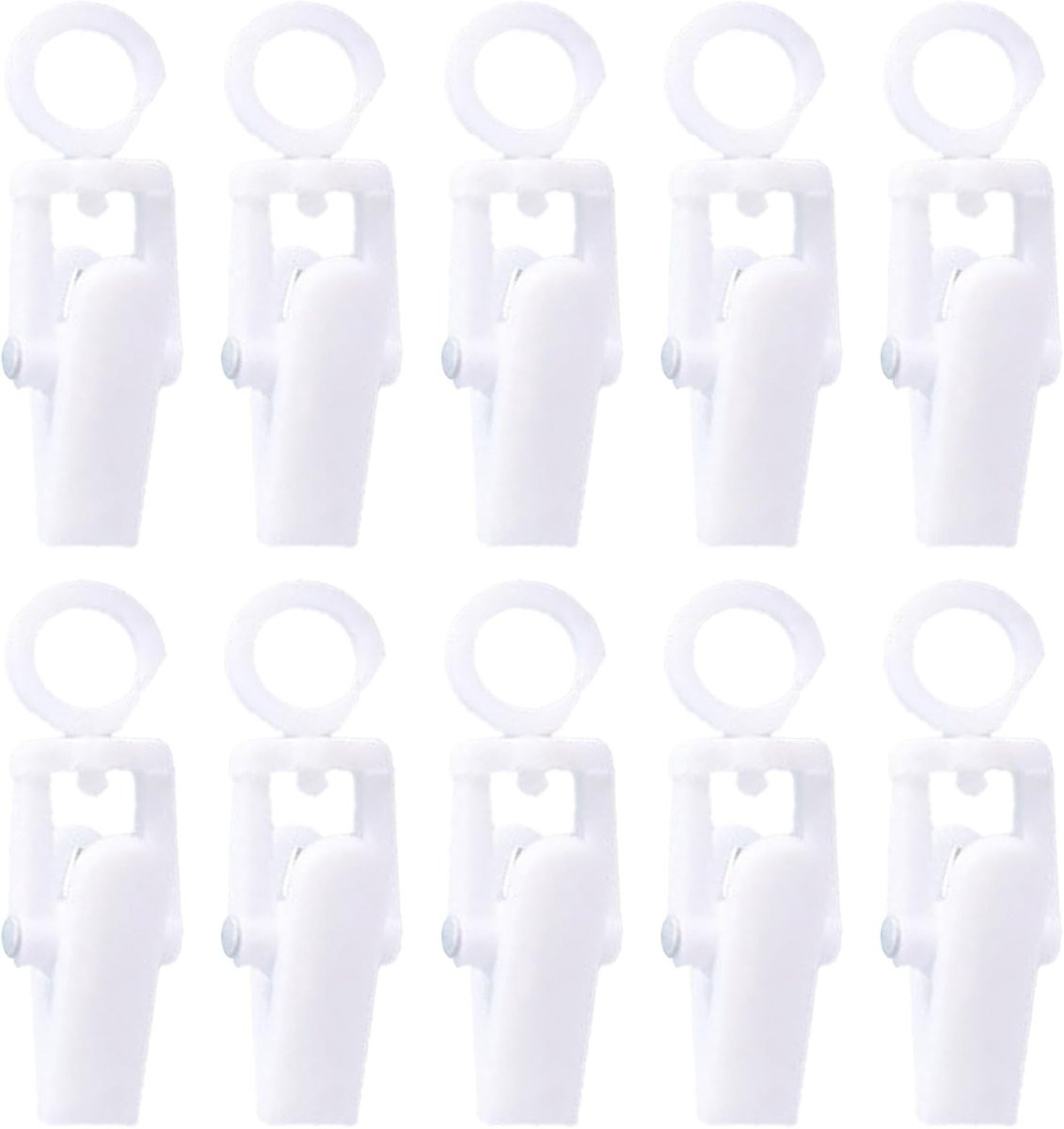 Opknoping Washaak Clips Handdoek Clips Wit - 10 Stuks