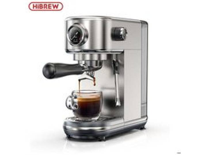 Machine à café expresso semi-automatique HiBREW H10B 20 bars café chaud/froid format ultra-plat