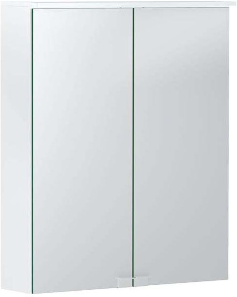 Geberit Option Basic Spiegelschrank 500258001 550x675x140mm, mit Beleuchtung, zwei Türen
