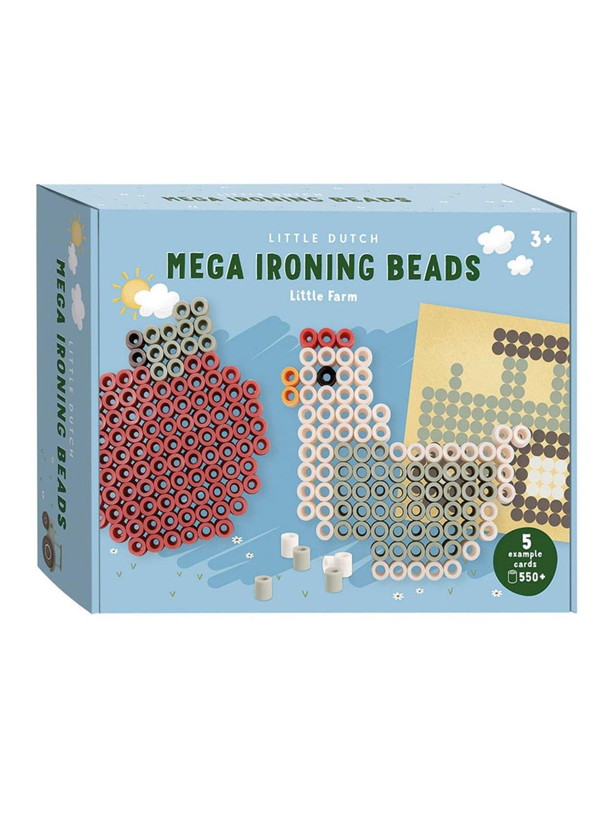 Little Dutch Maxi Iron-on Bead Set Little Farm