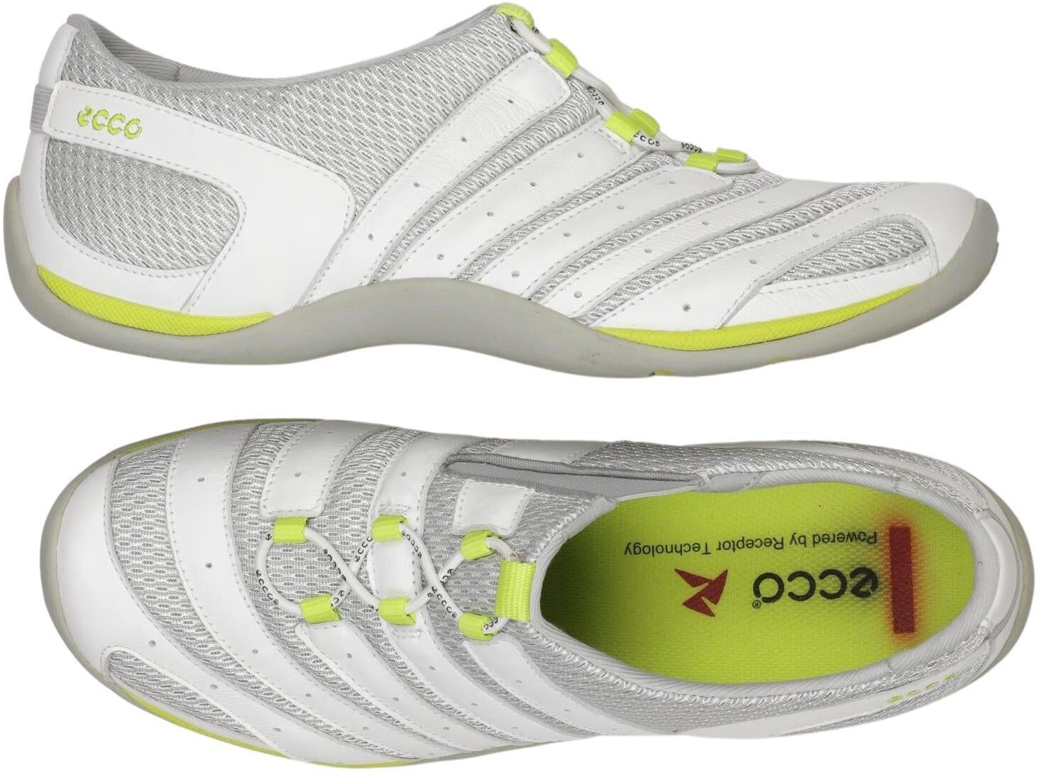 Ecco Damen Halbschuh, Neon, Gr. EU 44, Leder - Second Hand