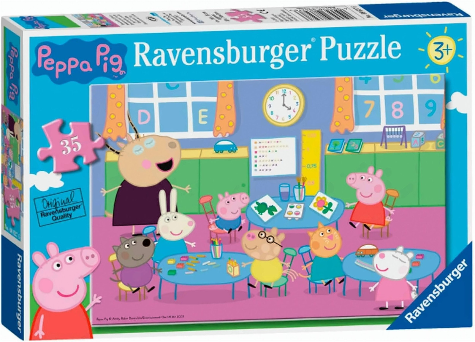 Ravensburger Peppa Pig Klaslokaal Plezier Puzzel, 35 stukjes, 3 jaar en ouder
