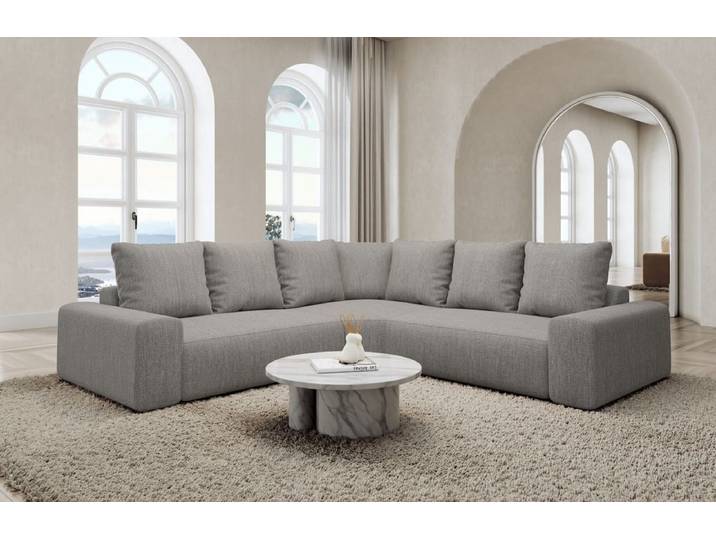 Couch Gomera L-Form in Stoff