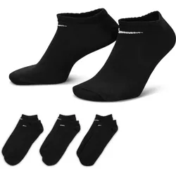 3er Pack NIKE Everyday Lightweight Sneakersocken No-Show black/white 38-42