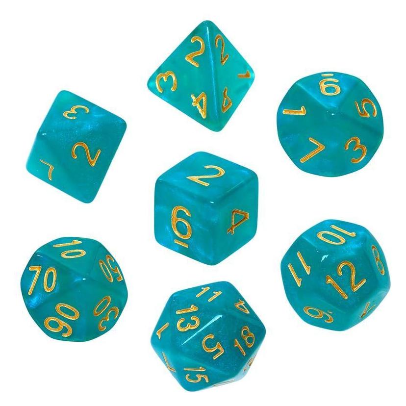 Rebel Komplet kości RPG - Kamienie Księżycowe - Jaspis (40731279)