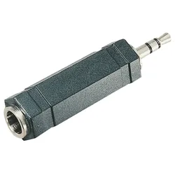 HA 36 - 3,5 mm Stereo Klinken Stecker auf 6,3 mm Stereo Klinken Buchse