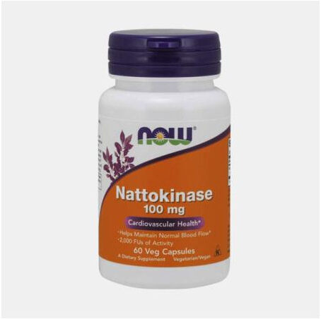 NOW NATTOKINASE 100mg 60 CAPSULAS