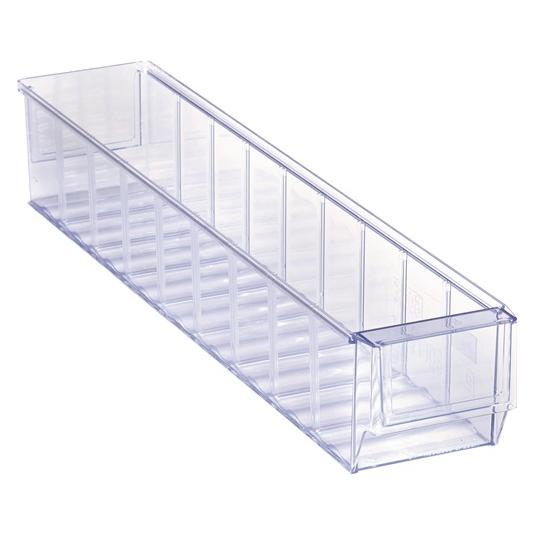 Tecwerk Regalkasten L500xB91xH81mm transparent SAN (2000448984)