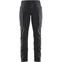 Damen Softshell-Bundhose "7177" - C34 - schwarz