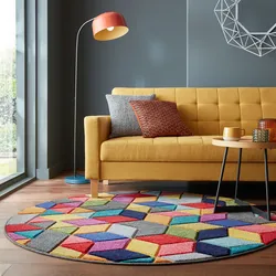 Teppich strapazierfähig Bunt Ø160 cm - MEON   Kadima Design