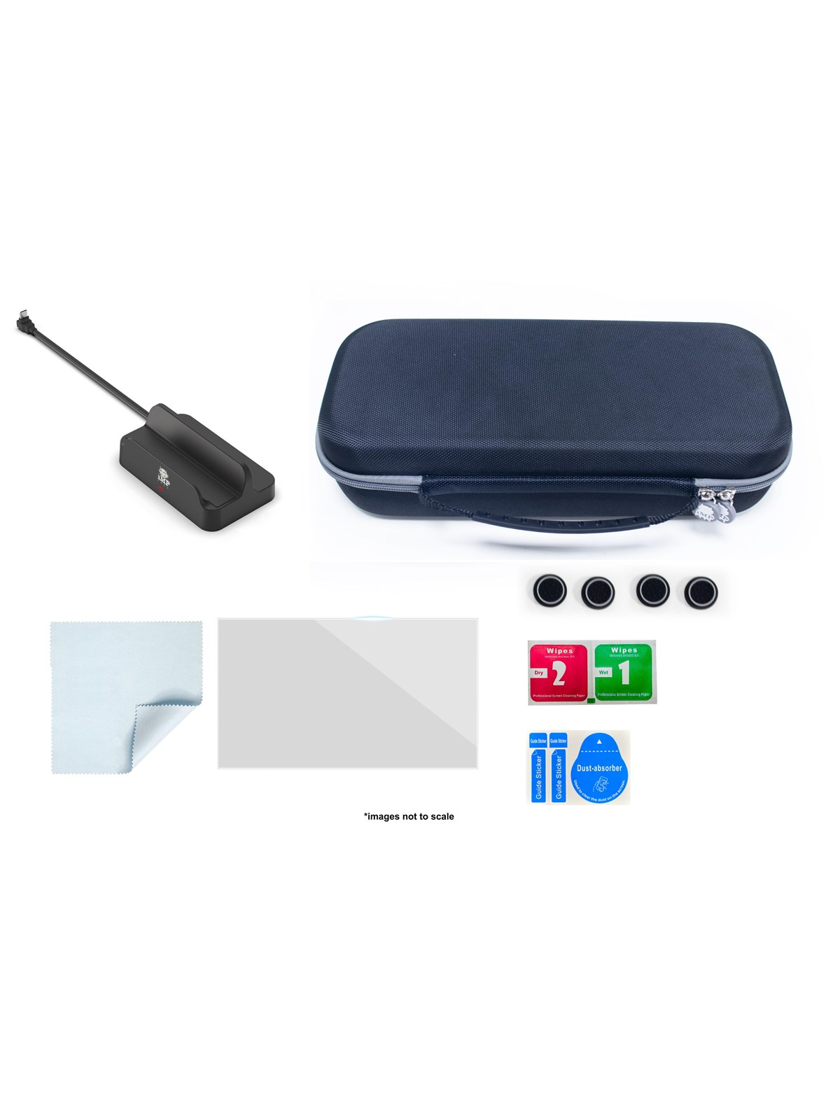 iMP TECH Protect and Charge Pack - Black and Grey - Bag - Steam Deck