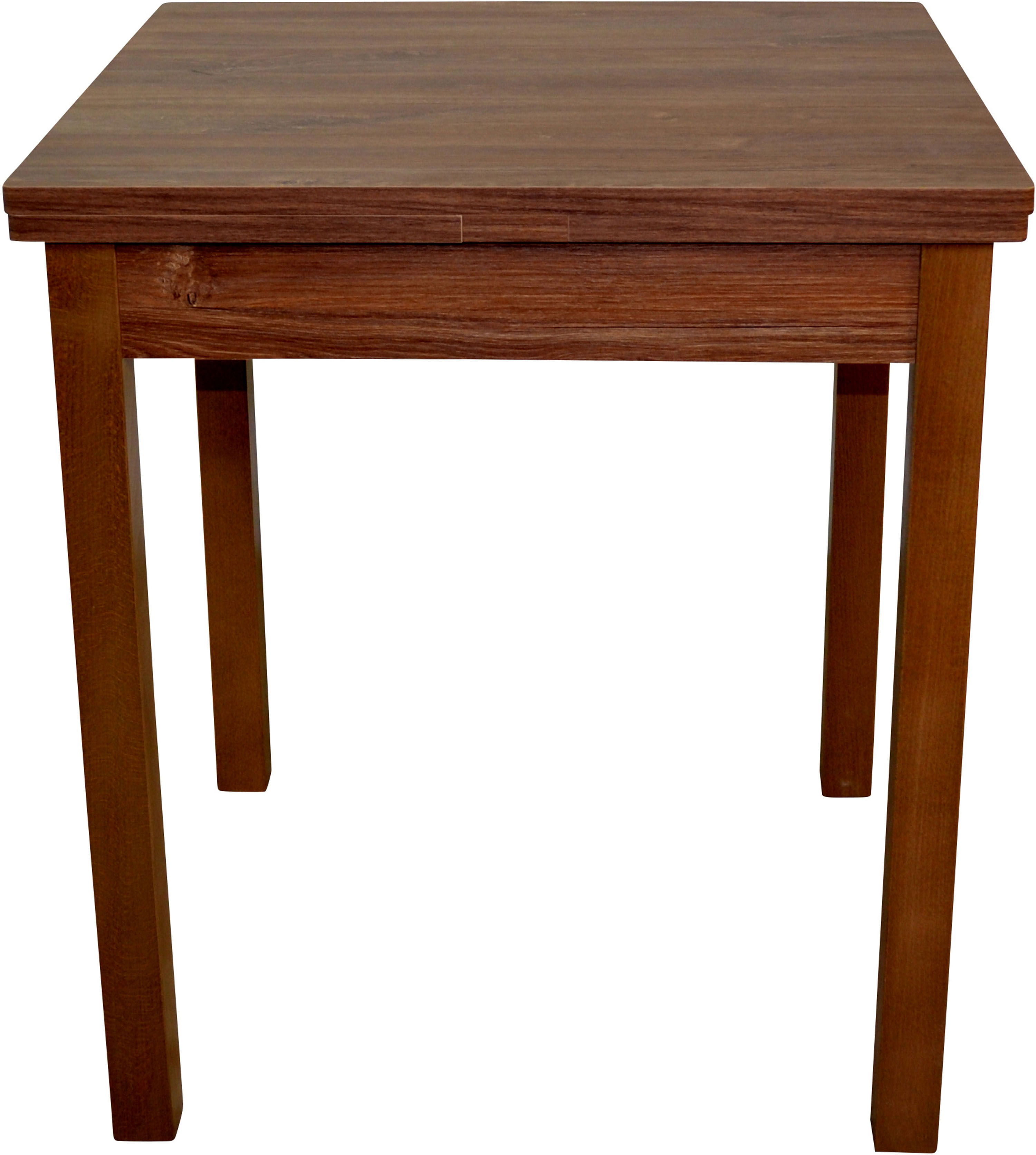 Essgruppe "3tlg. Tischgruppe", braun (nussbaum, nachbildung, braun, nussbaum, nachbildung), B:45cm H:95cm T:48cm, FSC-zertifiziertes Massivholz, HOFMANN LIVING AND MORE, Sitzmöbel-Sets, Essgruppe, Stühle montiert nussbaum, nachbildung, braun, nussbaum, na