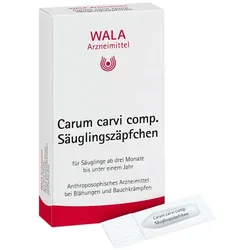 WALA Carum carvi comp. Säuglingszäpfchen 10X1 g Säuglings-Suppositorien