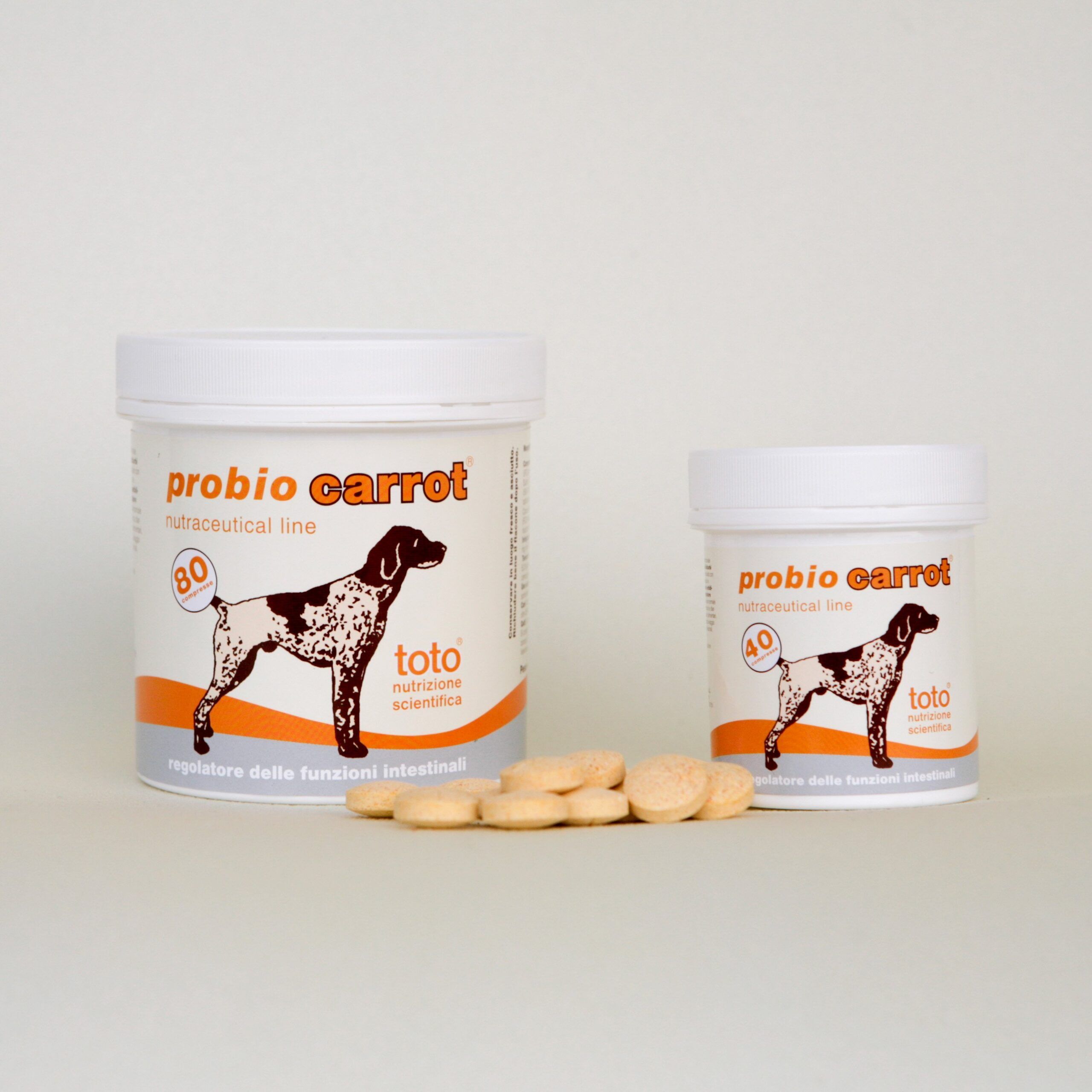Toto Probio Carrot per Cani 40 Compresse