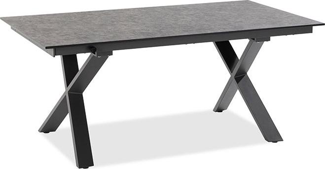 Niehoff Strato Ausziehtisch mit Klappeinlage 100 cm Eisen/HPL