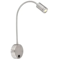 Globo 57311N Milly Wandleuchte Metall Nickel Matt, Led