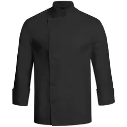 GREIFF Herren Kochjacke 5580.8000 Regular Fit mit verdeckten Druckknöpfen schwarz XL