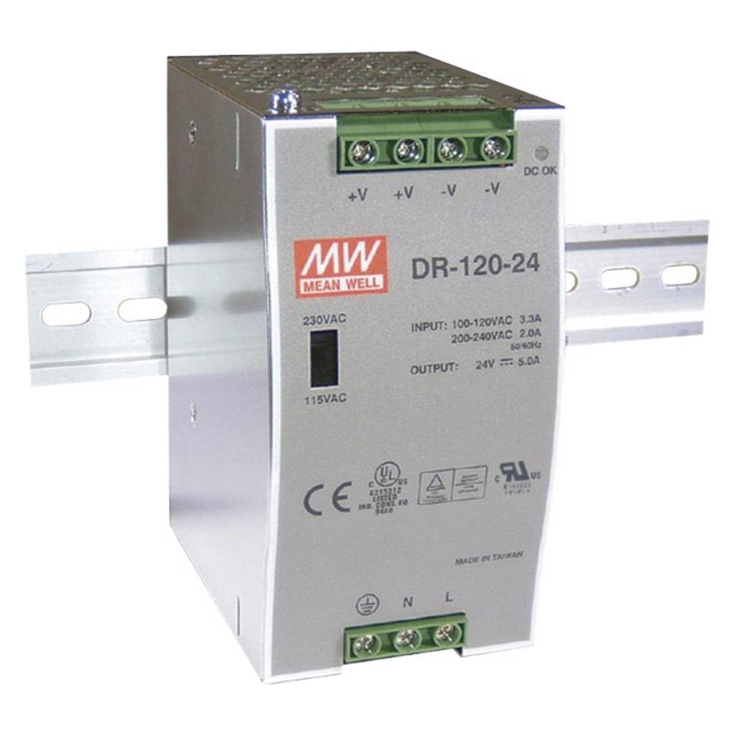 MeanWell HutschienenNetzteil (DINRail) (DR-120-24)
