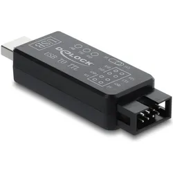Delock UART Konverter USB 2.0 zu TTL 3,3 V / TTL 5 V Pfosten (0.30 m), Schnittstellenkabel