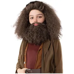 Metamorph Harry Potter – Hagrid Perücke mit Bart für Kinder