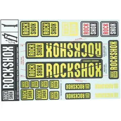 RockShox Dekor Set Ø 30/32 mm gelb