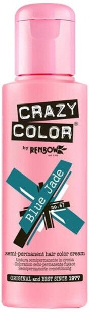 Crazy Color Tinte Capilar Semi Permanente 100 ml 67 Blue Jade