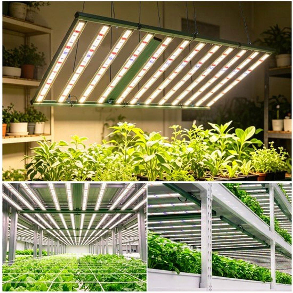 Selius LED Kweeklamp 1320W Volledig Spectrum Dimbaar en Opvouwbaar