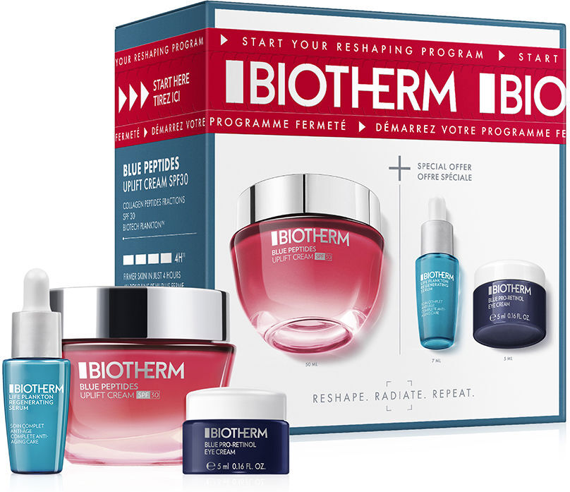 Biotherm Creme Firmante Blue Peptides FPS30 Estojo 3 pcs