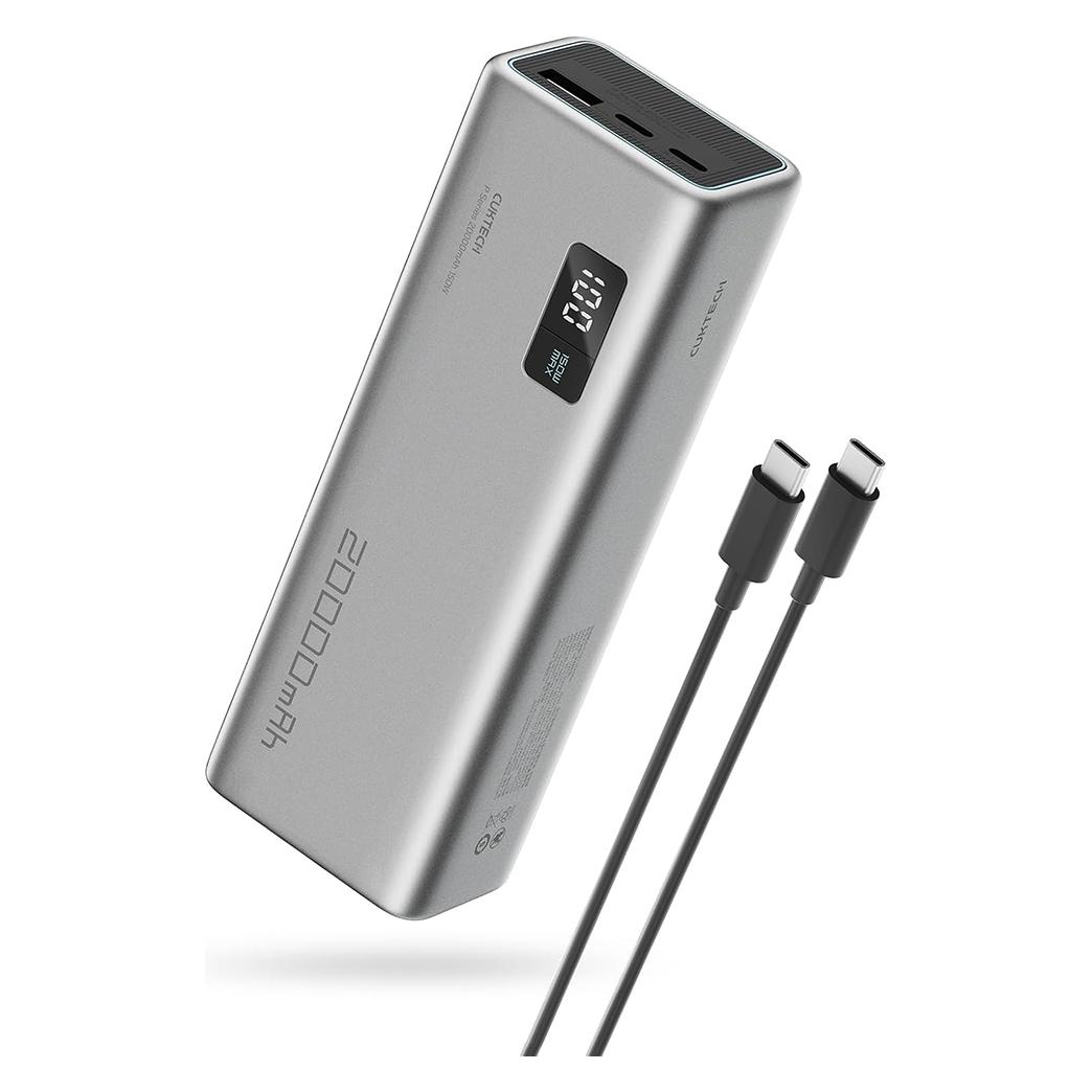 Cuktech P+Serie Nr. 15 Powerbank 150W 20000mAh - Grau (20000 mAh, 150 W) (CUKPB200GLBK)