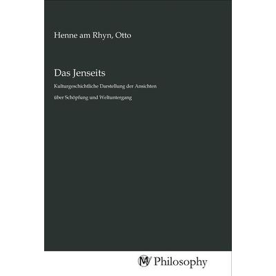 Das Jenseits, Taschenbuch von , MV-Philosophy, 978-3-96880-206-0