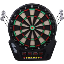 ELEKTRONISCHE Dartscheibe Dartboard Soundeffekte LED Anzeige 27 Spiele