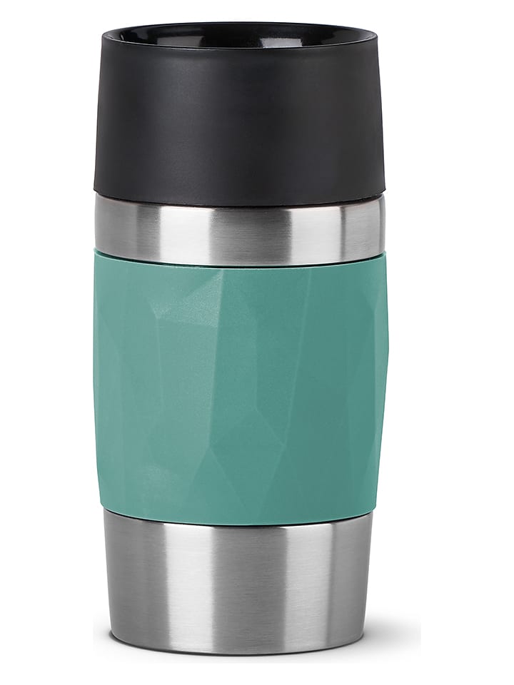 Emsa Isolierbecher "Travel Mug Compact" in Grün - 300 ml - onesize