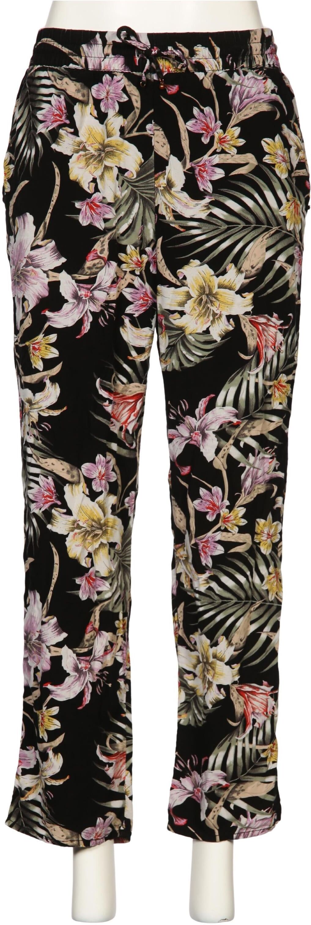 O Neill Damen Stoffhose, Schwarz, Gr. M, Viskose - Second Hand