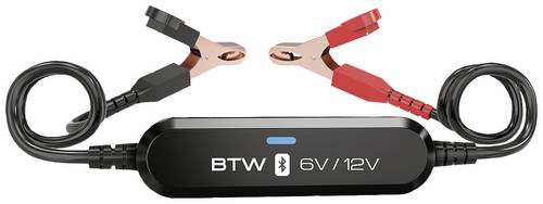 Toolit BTW Kfz-Batterietester 6 V, 12V Batterieprüfung, Kontrolle Lichtmaschine, Bluetooth Verbindung, Ladeüberwachung 100mm