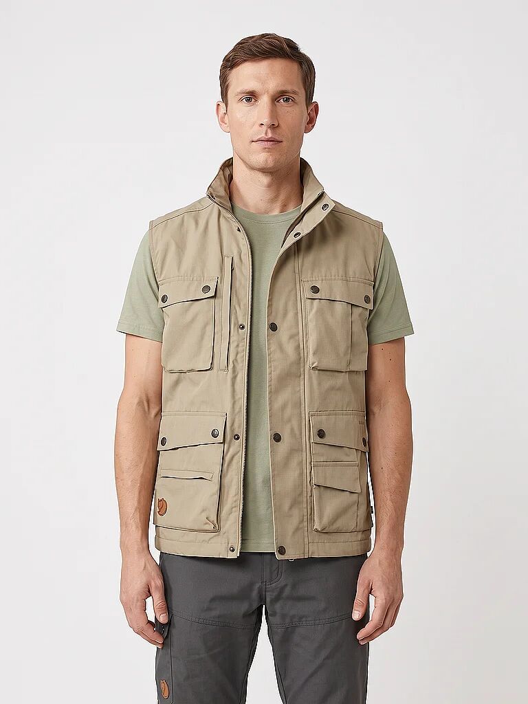 FJÄLLRÄVEN Herren Weste Reporter Lite Vest beige   M M