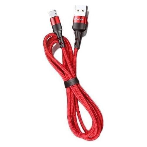 Usams USB-A to microUSB cable, 1m red (63762-uniw) (1 m) (6958444967806)