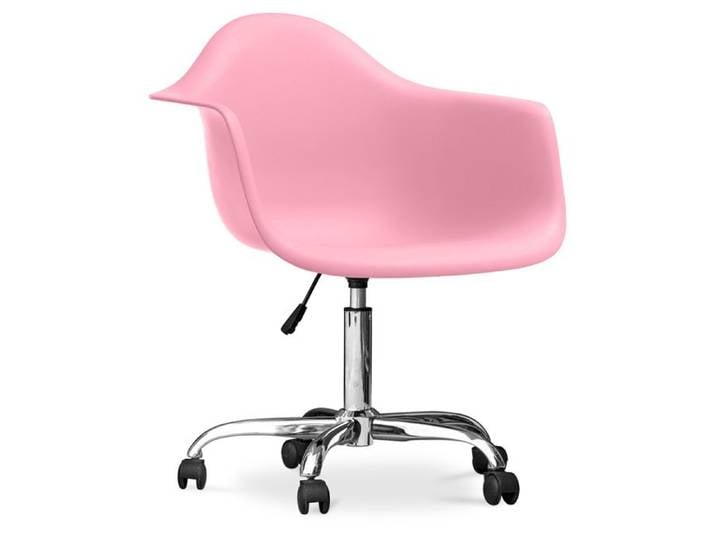 Chaise de bureau avec accoudoirs - Chaise de bureau à roulettes - Emery Rose
