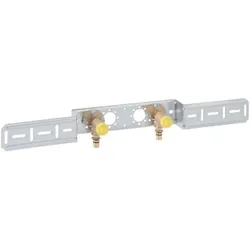 Geberit, Rohrverbindungstechnik, Mepla Anschlusswinkel 90° vormontiert, zweifach (Winkelverbindung)