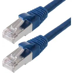 Helos Patchkabel SF/UTP Cat 5e blau 3,0m