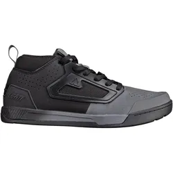 Leatt, Veloschuhe, Schuh Flat 3.0 - Stealth (38.5, 48.5), Grau, Schwarz