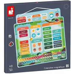 Janod Magnetischer Kalender (Französisch, 3 - 6 Jahre)