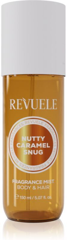 Revuele Nutty Caramel Snug Fragrance Mist brume parfumée corps et cheveux pour femme 150 ml