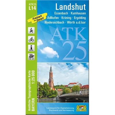 ATK25-L14 Landshut (Amtliche Topographische Karte 1:25000), Sonstige von , Landesamt für Digitalisierung, Breitband und Vermessung, Bayern,