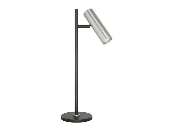 Tafellamp Trend zwart met nikkel Highlight - T1731.30