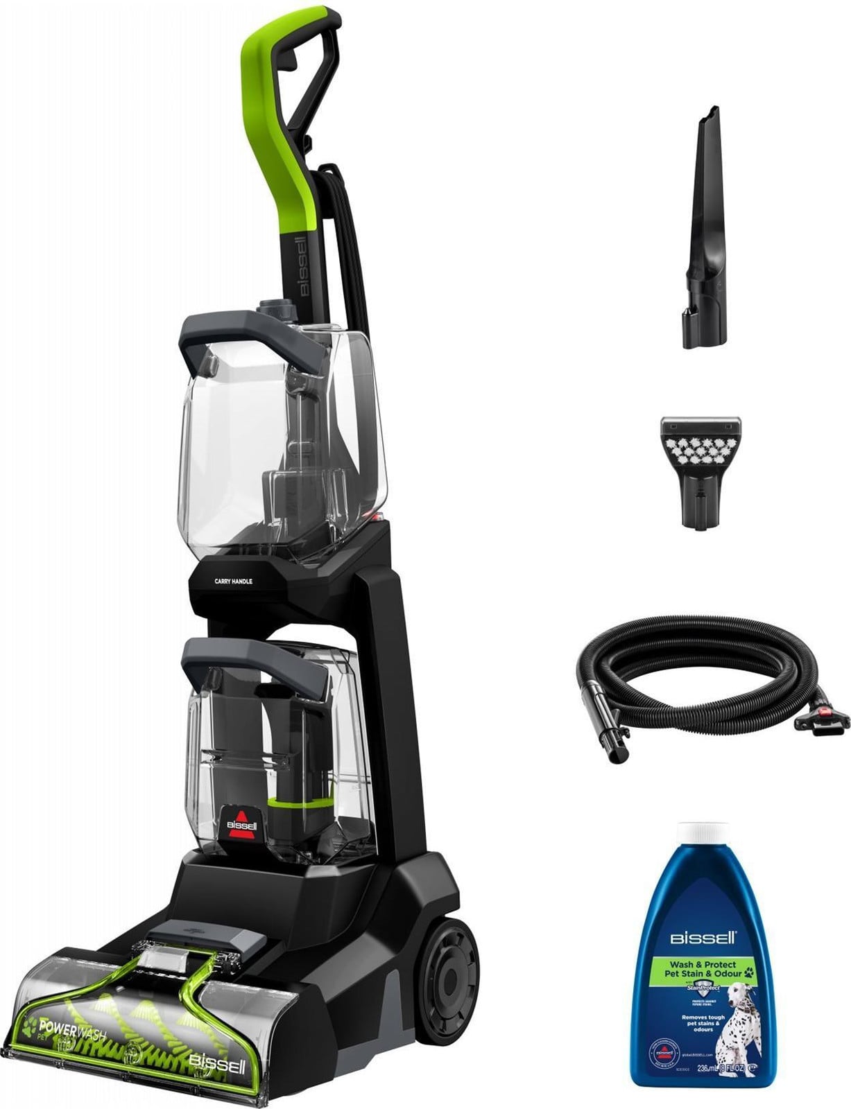 Bissell PowerWash Pet (3878N) Zwart/Groen